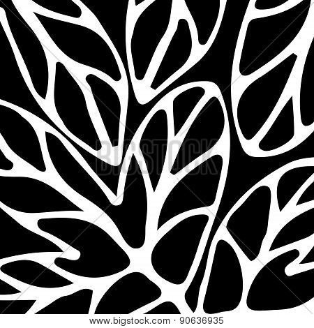 Hand Drawn  Pattern Black And White