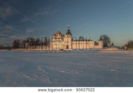 Holy Trinity Ipatiev Monastery at sunrise.