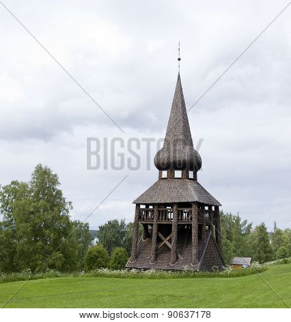 Wooden belfry from 1770.