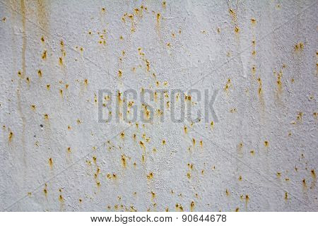 Rusty metal wall, texture