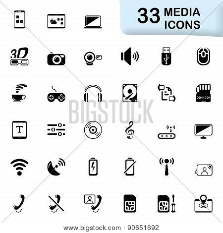 33 Black Media Icons