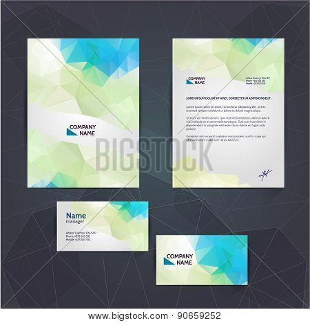 Corporate Identity Business Set Design.