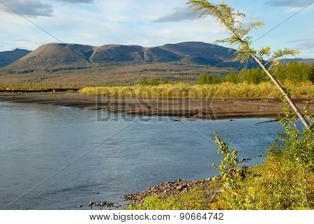 Blue River Under The Blue Sky.