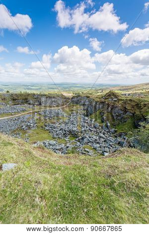 Quarry around the cheesewring on bodmin moor