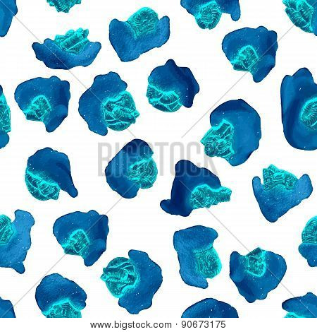 Leopard skin print pattern. Seamless animal fur pattern