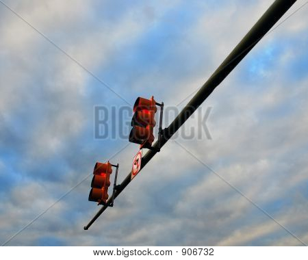 Signo de luz roja