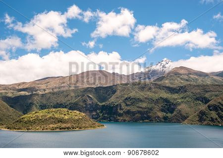 Cuicocha Caldera And Lake In Ecuador South America