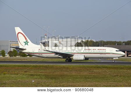 Frankfurt International Airport - Boeing 737 Of Royal Air Maroc Takes Off