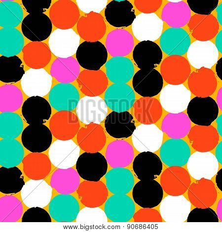 Colorful circles pattern