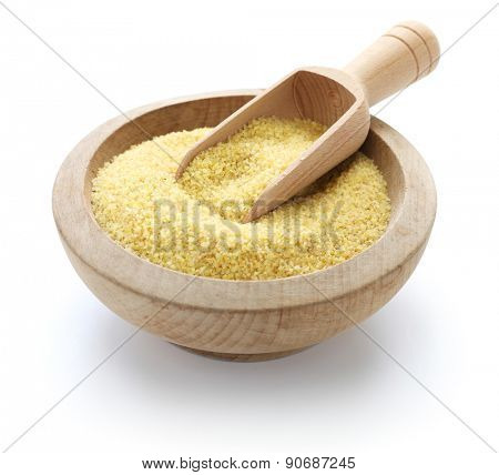 bulgur wheat , Turkish food isolated on white background