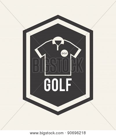 golf design over white background vector illustration