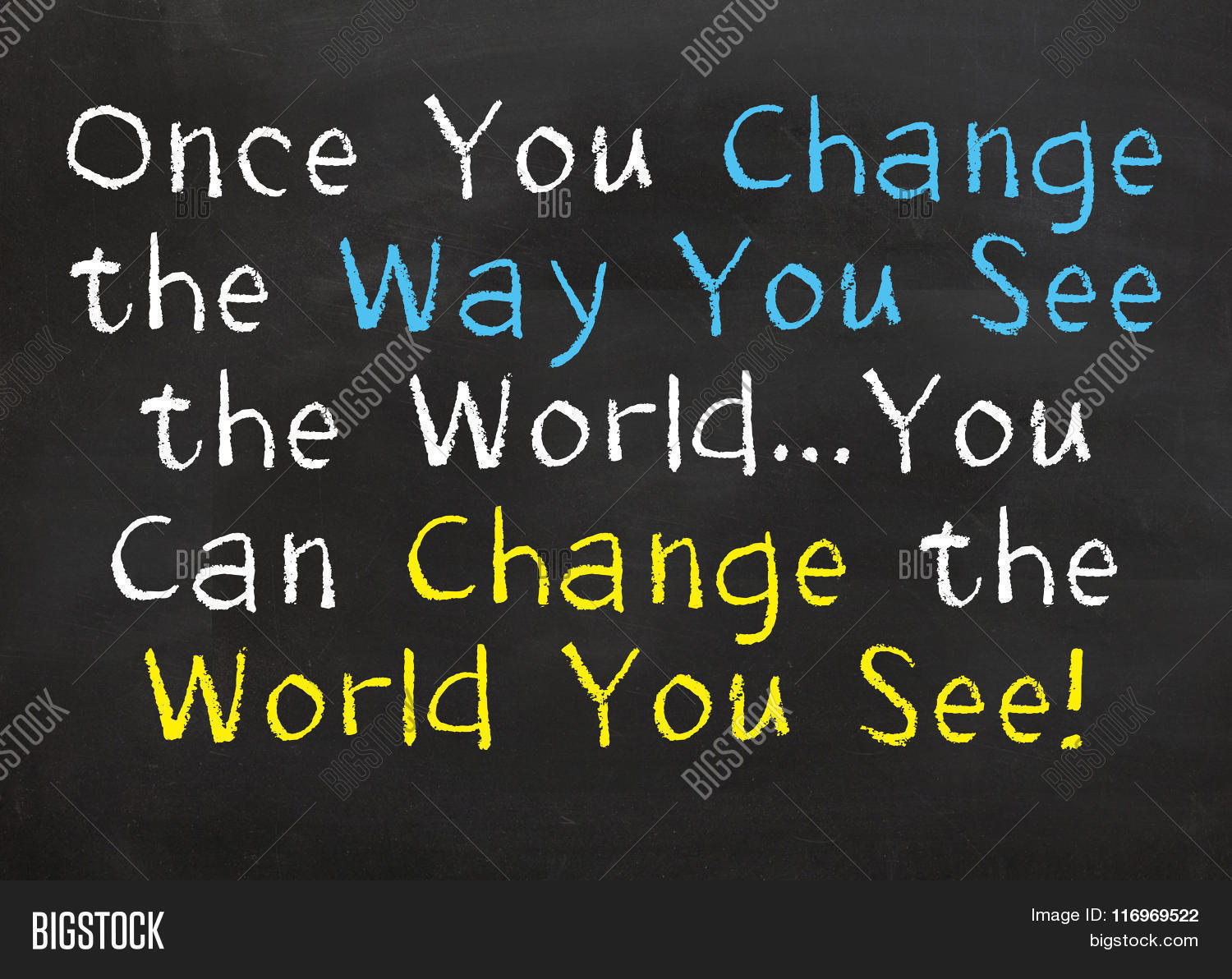 Change World You See Image Photo Free Trial Bigstock