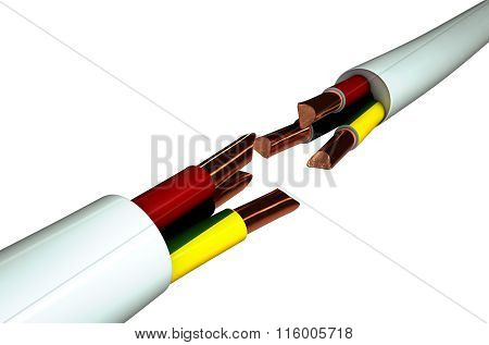 Electrical Cable Cut