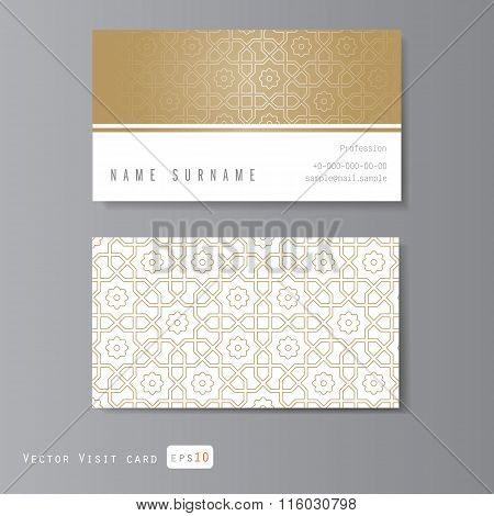 templates set visit card