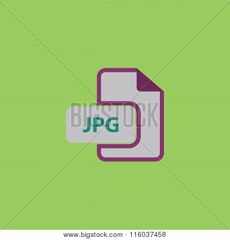 JPG image file extension icon.