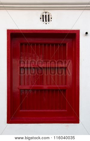 The Thai Style, Window in Thai Temple in Wat Benchamabopit   Dusitwanaram Bangkok, T