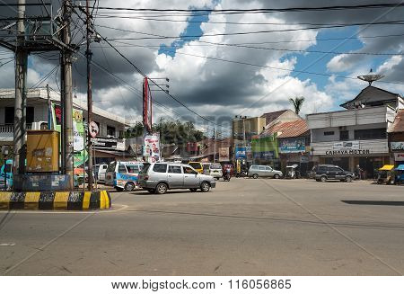On The Central Street In Rantepao