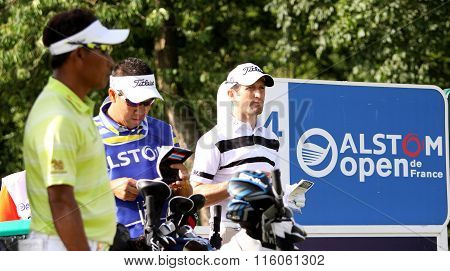 Gregory Bourdy At The Golf French Open 2015
