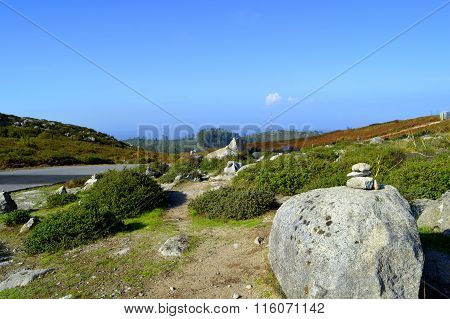 Foia the highest mountain of Algarve in Portugal.