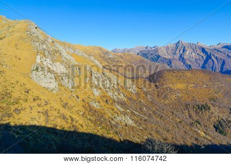 Cardada-cimetta Mountain Range Landscape