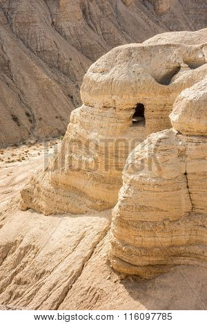 Cave In Qumran, Where The Dead Sea Scrolls Were Found