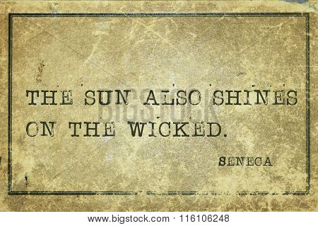 On Wicked Seneca