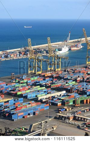 Port Of Barcelona - Logistics Area