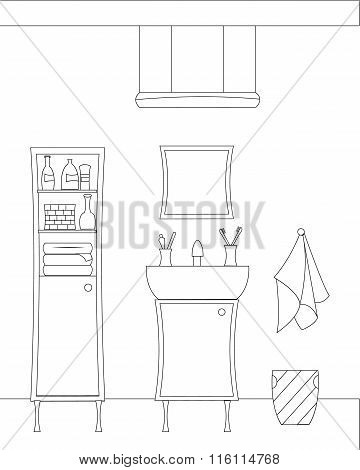 Bathroom interior