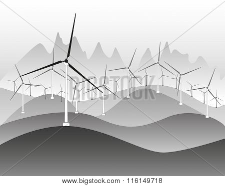 Wind electricity generators and windmills
