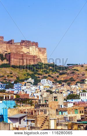 A View Of Jodhpur, The Blue City Of Rajasthan