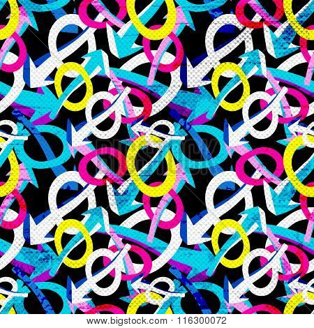Graffiti Background Seamless Texture