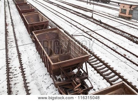 Empty Freight Wagons