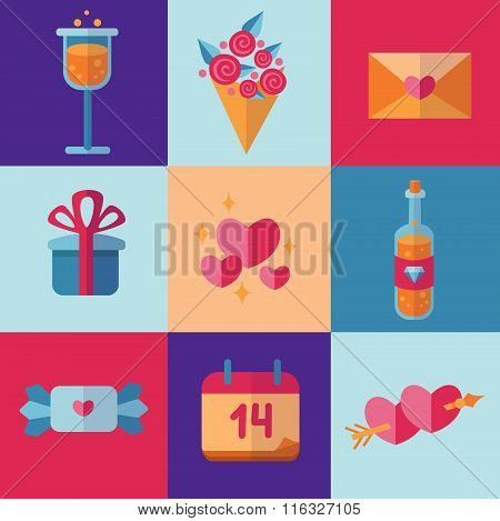 St Valentine's Day icons