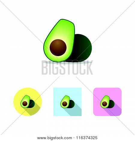 avocado fruit icon