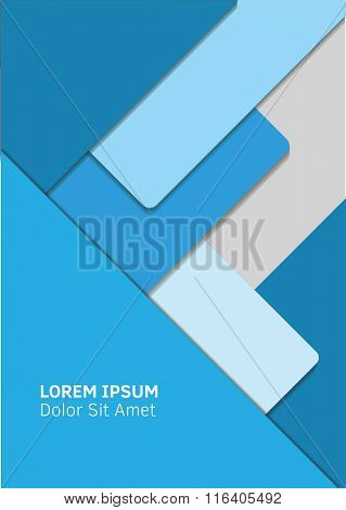 Material design background.  Vector Illustration. Abstaract design.
