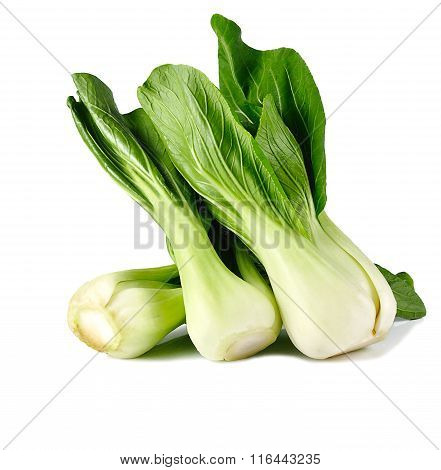 Mockpak Choi Isolated On White Background