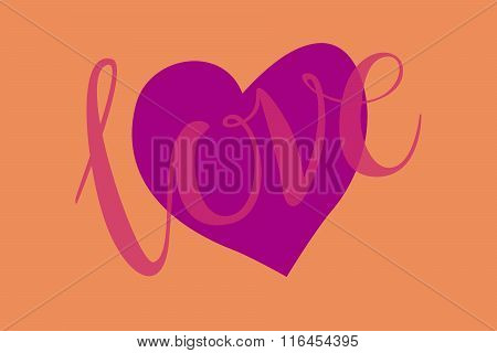Love Heart Shape Design For Love Symbols.