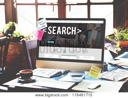 Search Searching Exploration Discover Inspect Finding Concept