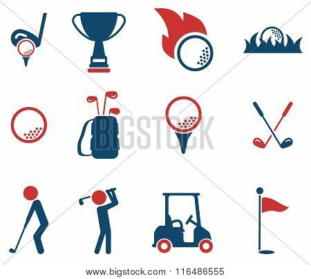 Golf simply icons
