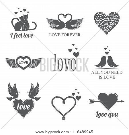 love theme set