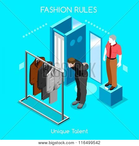 Fashion Moods 04 People Isometric