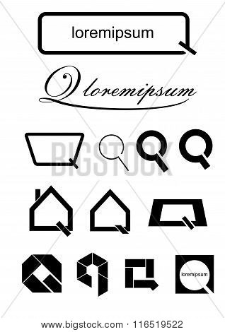 Stylized Letter Q