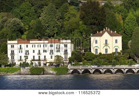 Menaggio resort on the shore of lake Como, Italy, Europe