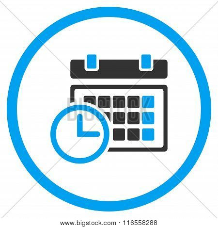 Date And Time Rounded Icon