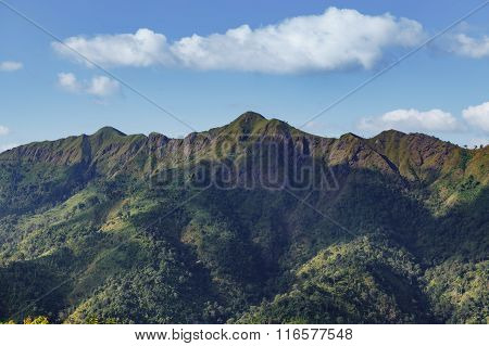 Mountains Names Khao Chang Phueak At Thong Pha Phum National Park, Kanchanaburi Province, Thailand,