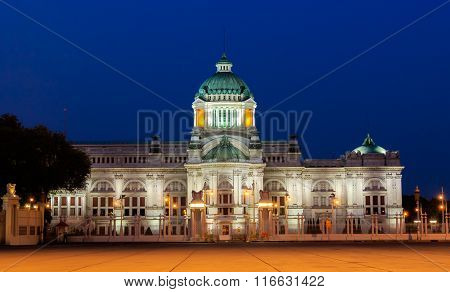 The Ananta Samakhom Throne Hall (Phra Thinang Anantasamakhom) in Thai Royal Dusit Palace