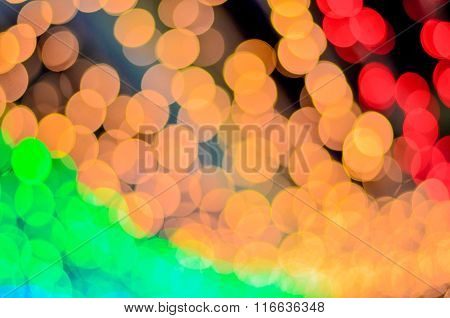 City lights blurred bokeh background, Festive Background, Vintage Magic Background With Color, Natur