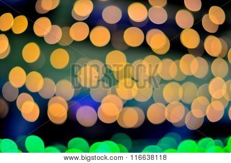 City lights blurred bokeh background, Festive Background, Vintage Magic Background With Color, Natur
