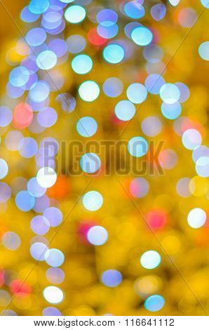 Bokeh background of Christmas light