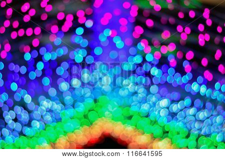Bokeh background of Christmas light